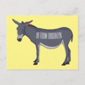 Carte Postale Donkey cartoon (Devant)