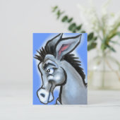 Carte Postale Donkey démocrate (Debout devant)