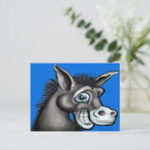 Carte Postale Donkey démocrate (Debout devant)