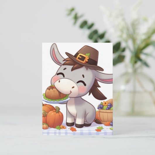 Carte Postale Donkey doux (Debout devant)