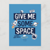 Carte Postale Donne-Moi De L'Espace (Devant)