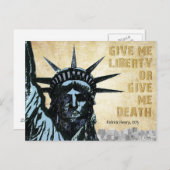 Carte Postale Donne-moi la liberté (Devant / Derrière)