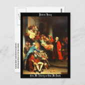 Carte Postale "Donne-moi la liberté ou donne-moi la mort" (Devant / Derrière)