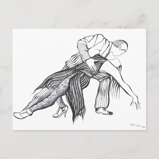 Carte Postale Donne-moi Tango (Devant)