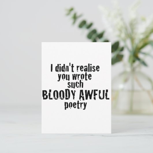 Carte Postale Donne-Nous Ton Argent ! (Debout devant)