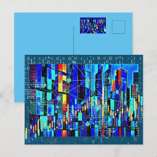 Carte Postale Données du cube (Devant / Derrière)