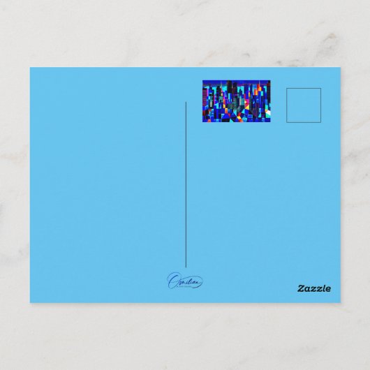 Carte Postale Données du cube (Dos)