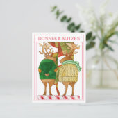 CARTE POSTALE DONNER BLITZEN (Debout devant)
