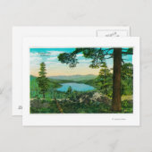 Carte Postale Donner Lake, Californie, de Ridge (Devant / Derrière)