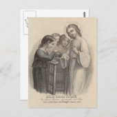 Carte Postale Donner sera remboursé un centuple dans le ciel (Devant / Derrière)