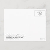 Carte Postale Donner sera remboursé un centuple dans le ciel (Dos)