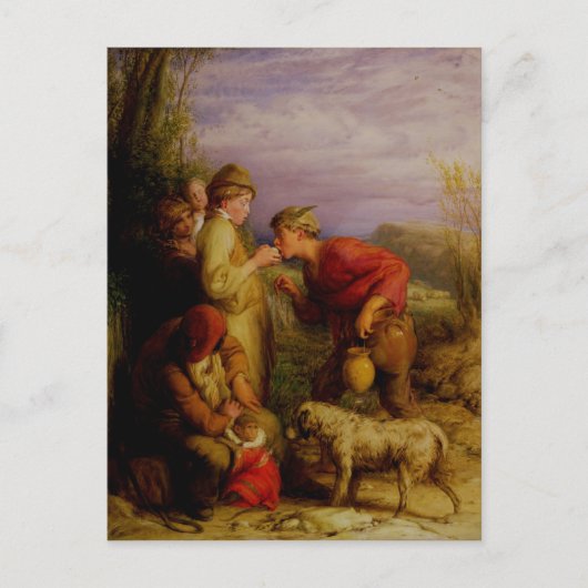 Carte Postale Donner une bouchée (Devant)