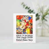 Carte Postale Donnez Au Monde Une Fois De Plus (Debout devant)