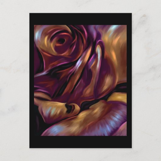 Carte Postale Donnybrook Rose Art Abstrait (Devant)