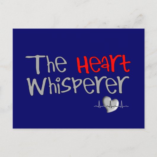 Carte Postale Dons Cardiologiste "The Heart Whisperer" (Devant)