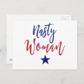 Carte Postale Dons De Femme Nasty (Devant / Derrière)
