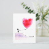 Carte Postale Dons du coeur (Debout devant)