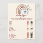 Carte Postale Dont les caractéristiques fait maman baby shower j (Devant)