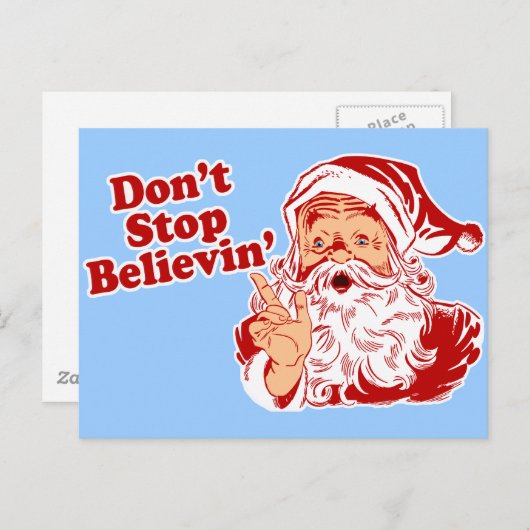 Carte Postale Dont stop (Devant / Derrière)