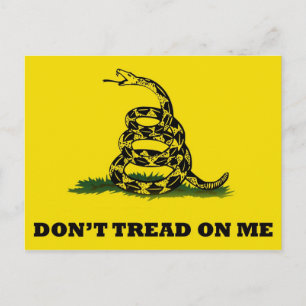 Carte Postale Don't Tread on Me