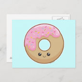 Carte Postale Donut (Devant / Derrière)