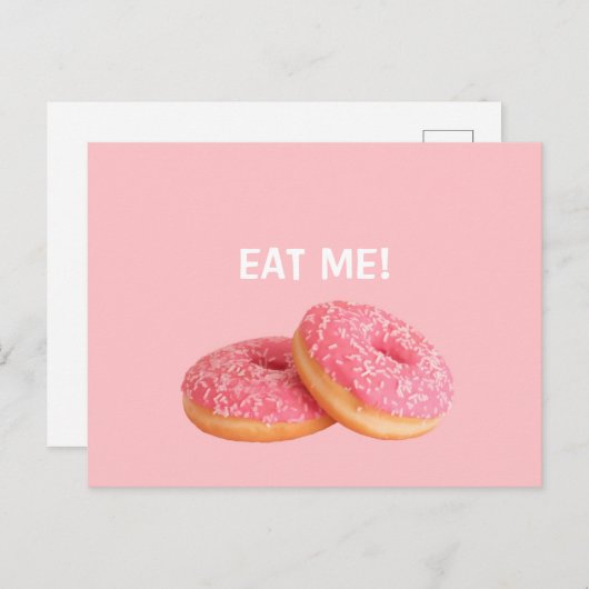 CARTE POSTALE DONUT (Devant / Derrière)