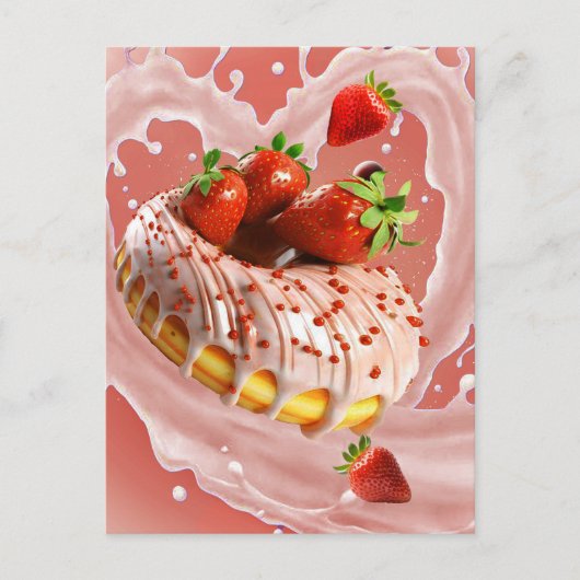 Carte Postale donut (Devant)