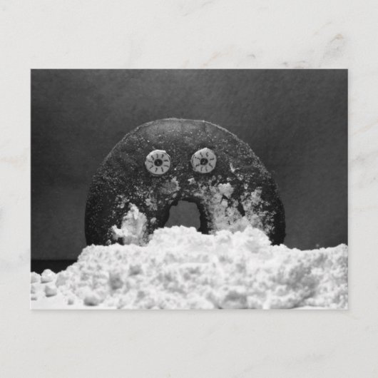 Carte Postale Donut à sucre (Devant)