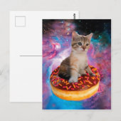 Carte Postale Donut Cat (Devant / Derrière)
