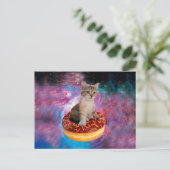 Carte Postale Donut Cat (Debout devant)