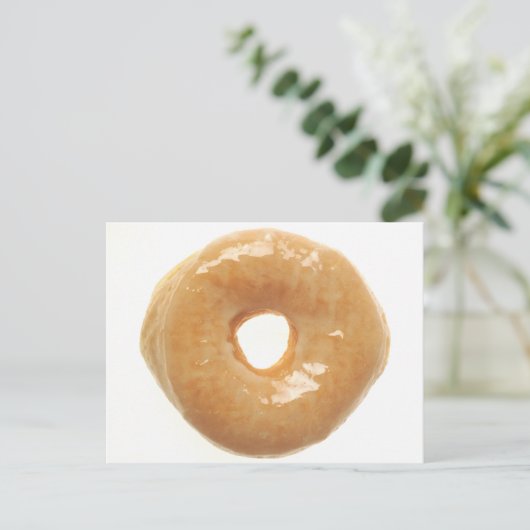 Carte Postale Donut glacé (Debout devant)