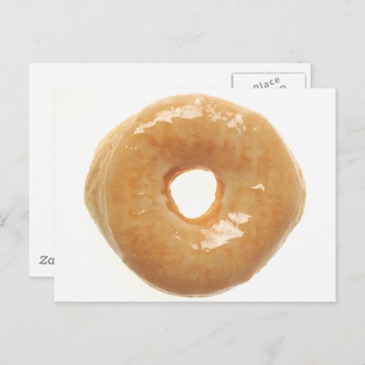 Carte Postale Donut glacé (Devant / Derrière)