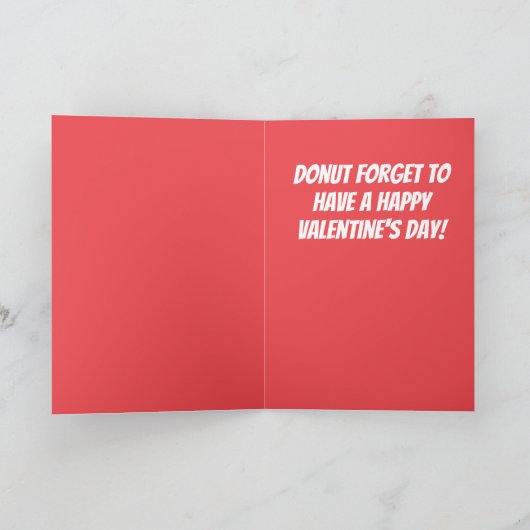 Carte postale Donut Valentines Day (Intérieur)