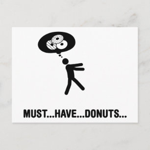 Carte Postale Donuts Lover