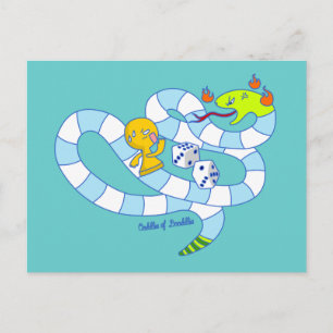 Carte postale Doodart Snake Board