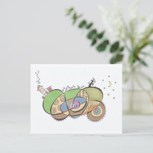 Carte postale Doodle (Debout devant)