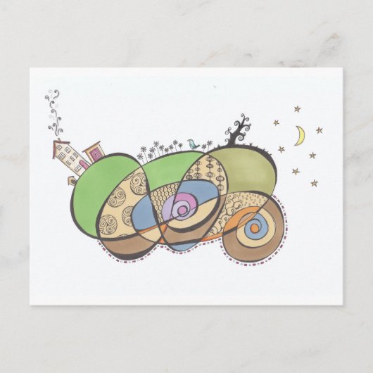 Carte postale Doodle (Devant)