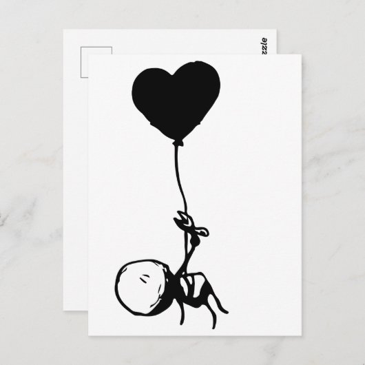 Carte Postale Doodle Boy - Breakdown (Devant / Derrière)