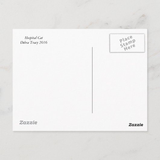 Carte Postale Doodle cat (Dos)