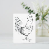 Carte Postale Doodle Cockerel (Debout devant)