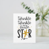 Carte Postale Doodle de Twinkle Twinkle Little Star (Debout devant)