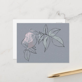 Carte Postale Doodle Floral