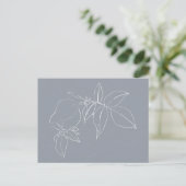 Carte Postale Doodle Floral (Debout devant)
