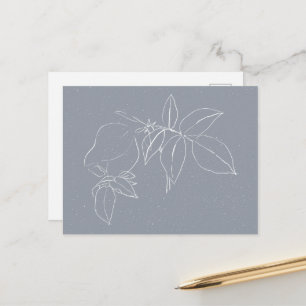 Carte Postale Doodle Floral