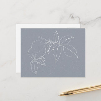 Carte Postale Doodle Floral
