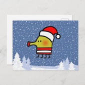 carte postale doodle jump santa (Devant / Derrière)