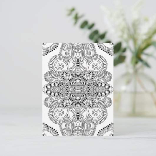 Carte Postale Doodle unique (Debout devant)