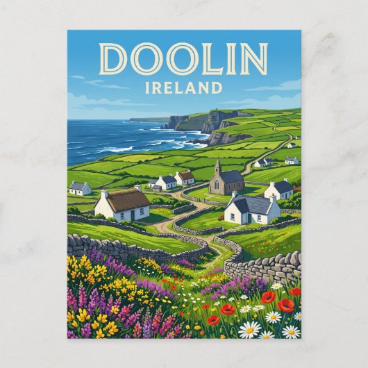 Carte Postale Doolin Irlande (Devant)