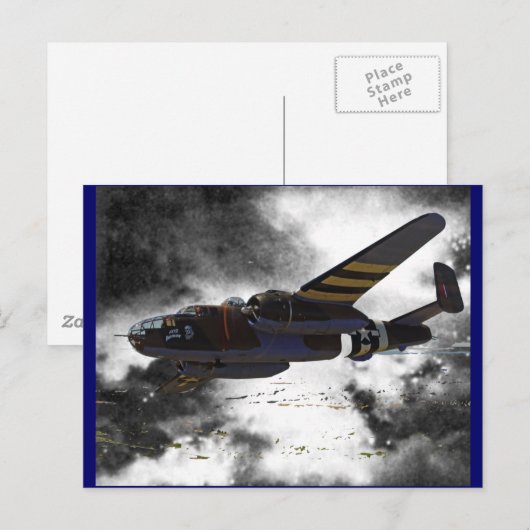 Carte Postale Doolittles Raiders B-25 (Devant / Derrière)