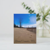 Carte postale Door County Beach (Debout devant)